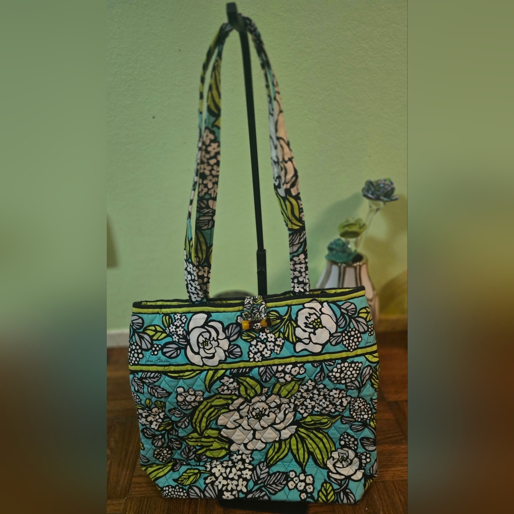 Vera Bradley Floral Patterned Tote Bag Multicolor - Like New